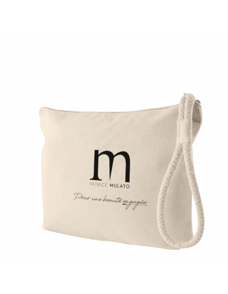 Trousse en coton avec zip