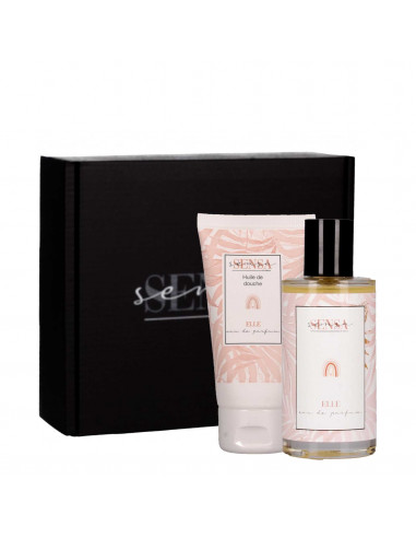 Coffret Eau de parfum + Huile de douche "Elle"