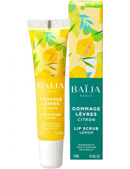 Gommage lèvres citron