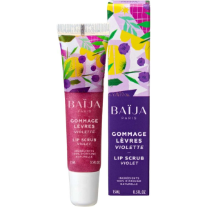 Gommage lèvres violette