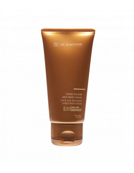 Crème solaire anti-rides visage spf 20