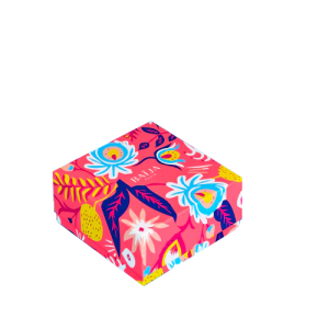 Boite cadeau multicolore