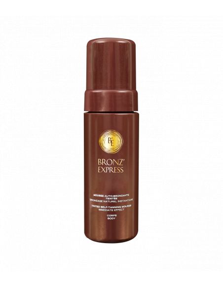Mousse auto-bronzante teintée