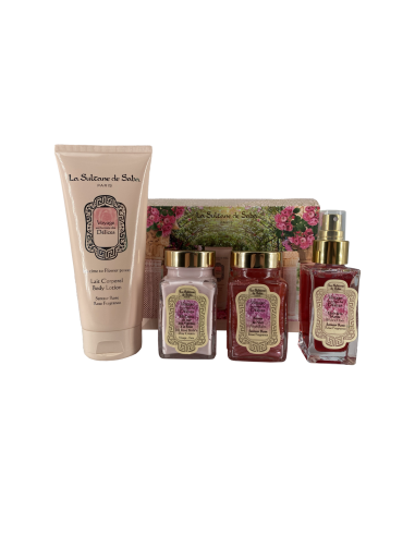 Trousse de soins visage & corps à la Rose