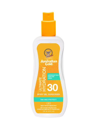 Gel en spray sans agents bronzants SPF 30