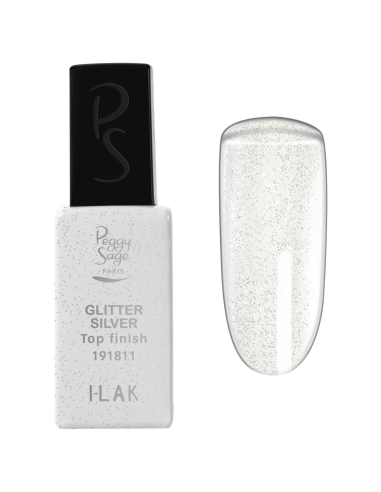 Top finish semi-permanent pailleté