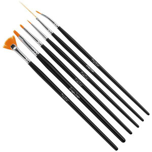 Set 6 pinceaux nail art